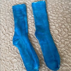 blue socks